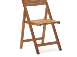 Silla plegable  Sadirar  de exterior de madera maciza de acacia